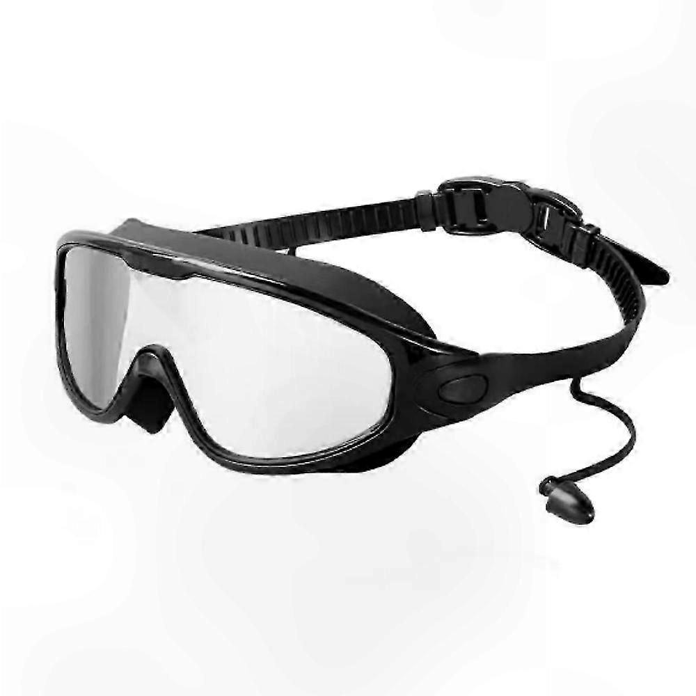 Swim Goggles with UV Shield, Fog-Free Lens, Wide Vision & Leak-Proof Fit for All Ages