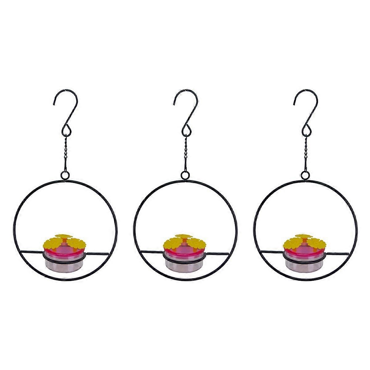 3 Pcs Hanging Hummingbird Feeder, Heartshape