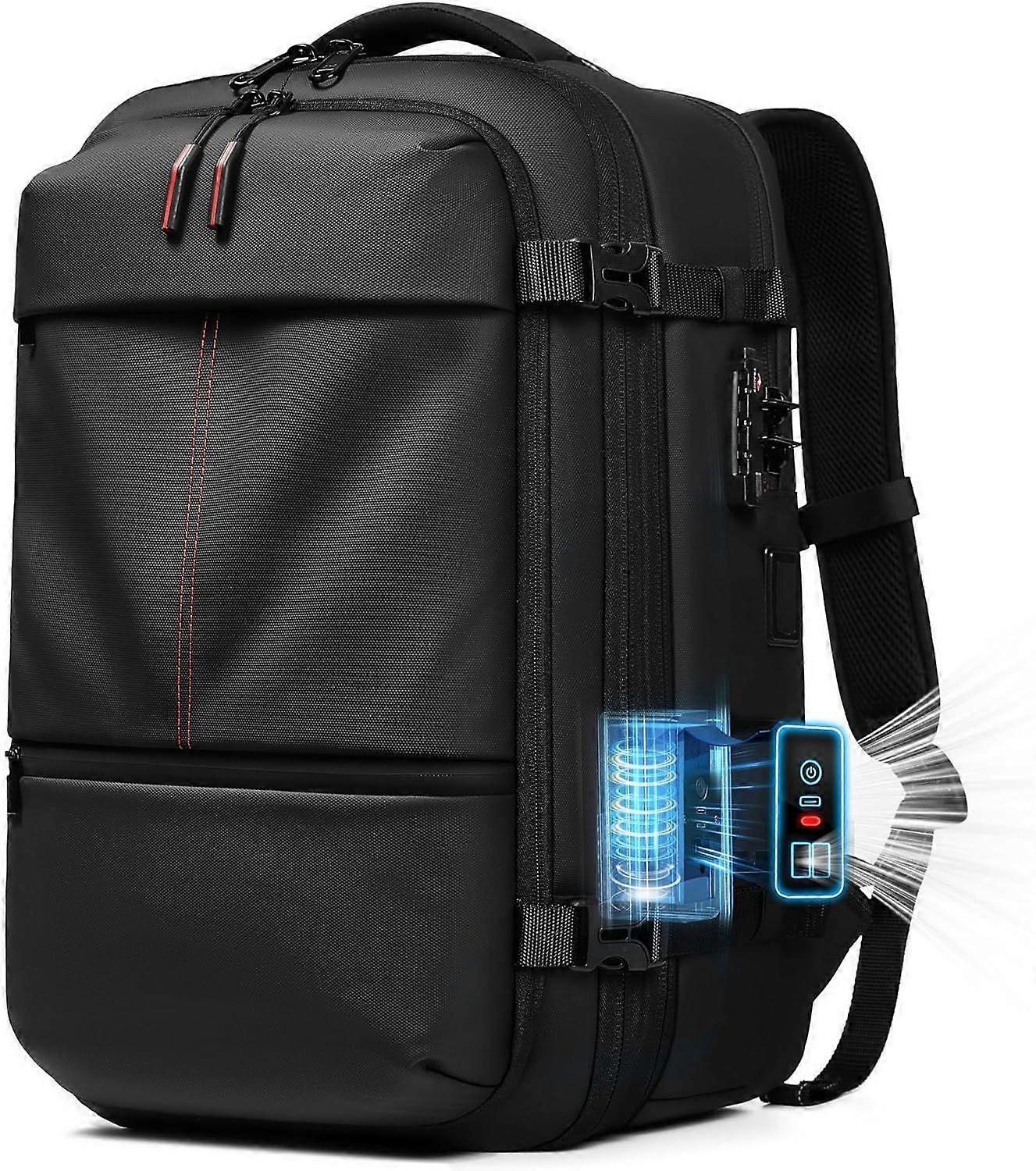 2025 New Vacuum Sealed Backpack Travel with Built-in Pump 80L Expandable