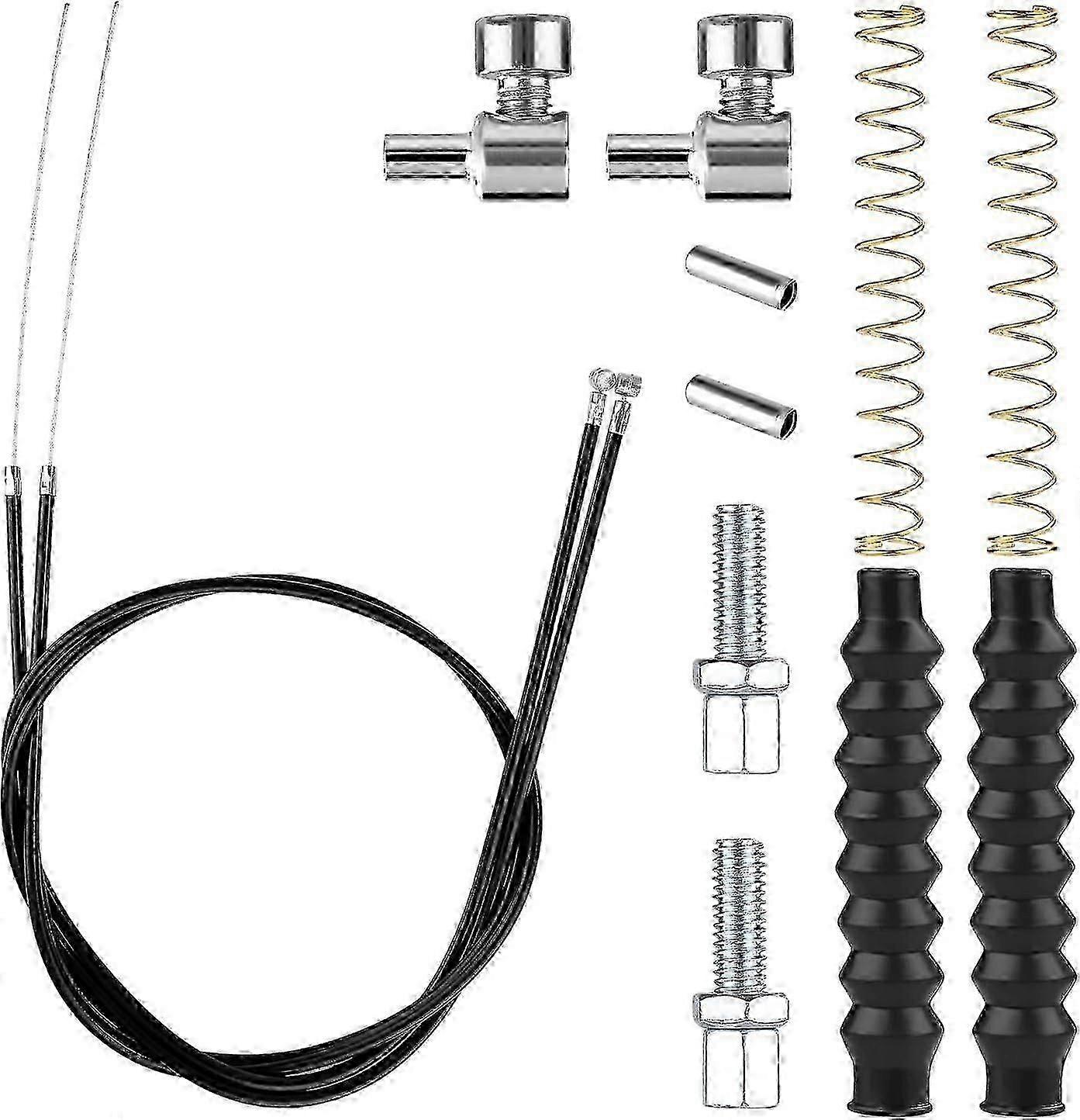 Rollator Brake Cable Kit - 14pcs Replacement Cables for Walkers, Durable and Reliable