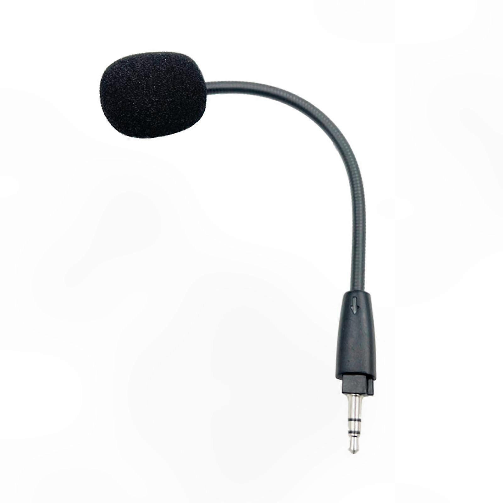 Detachable 3.5mm Noise-Cancelling Microphone for Gaming Headsets Compatible with Multiple Models