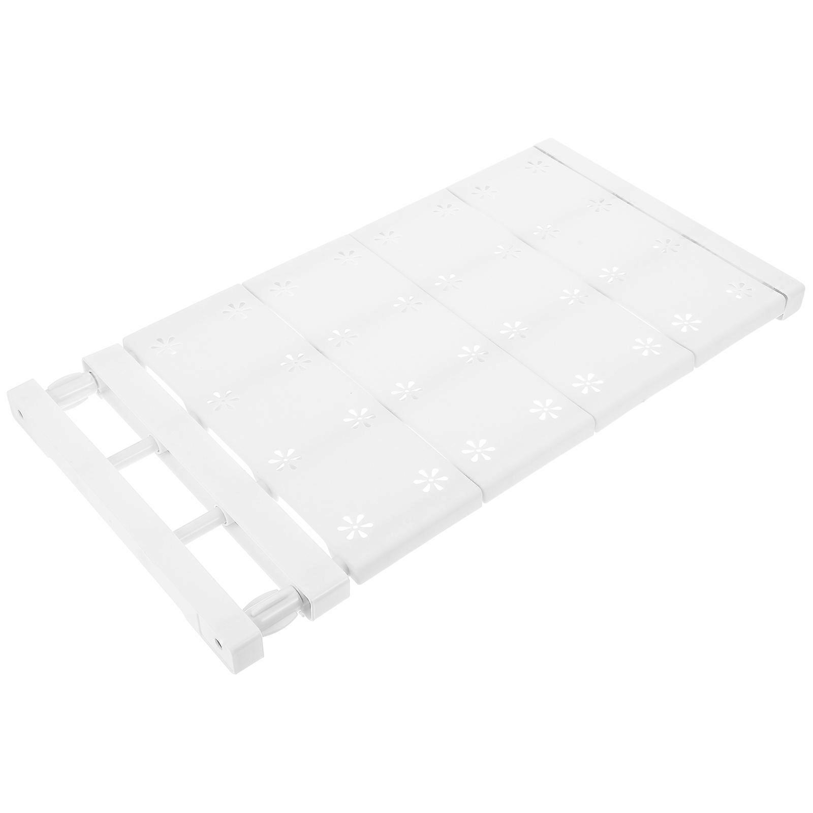 Expandable Closet Tension Rod Shelf for Weekly Clothes Organizer 2Pcs
