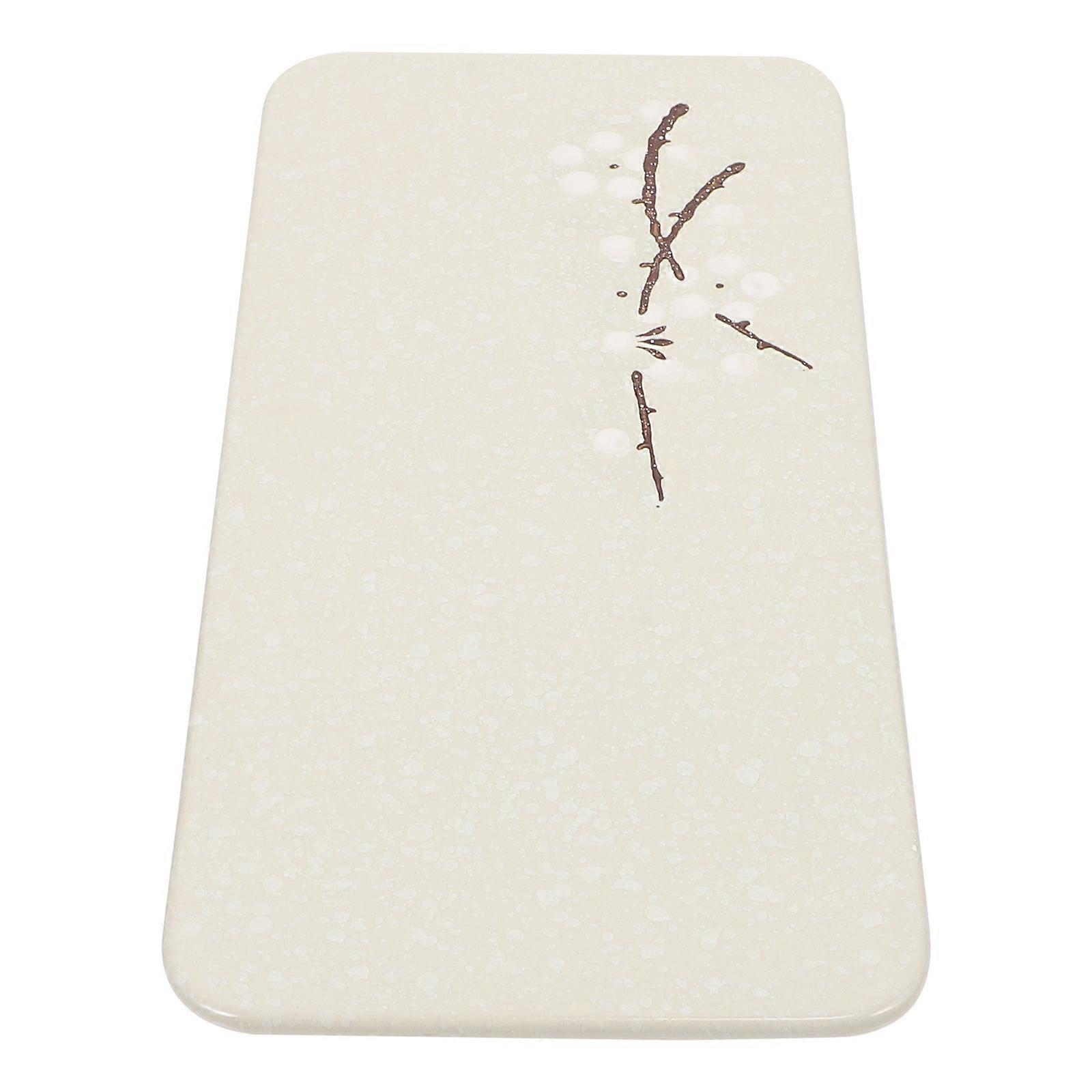 Delicate Sushi Plate 2Pcs Ceramic Tableware Designed For Sashimi Food Storage At Home And Dining Events