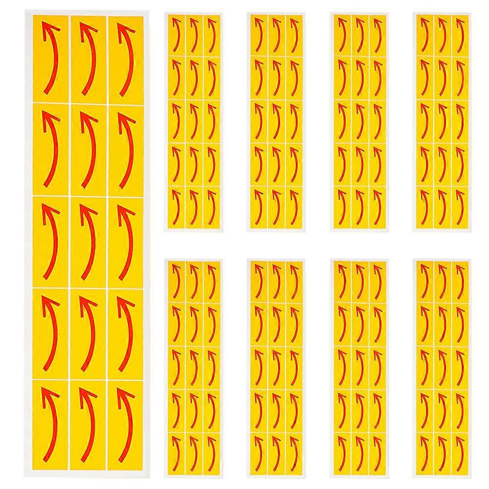 Adhesive Arrow Decals 40 Pcs Removable Directions Indication Stickers for Caution in Community Center