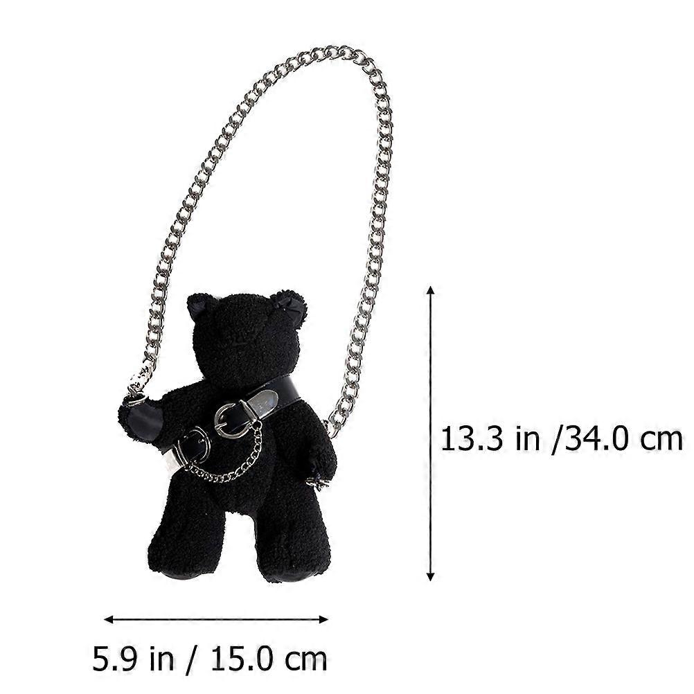 Plush Bag Crossbody Bag for Storage Use 1Pcs Large Size Plush Bear Purse