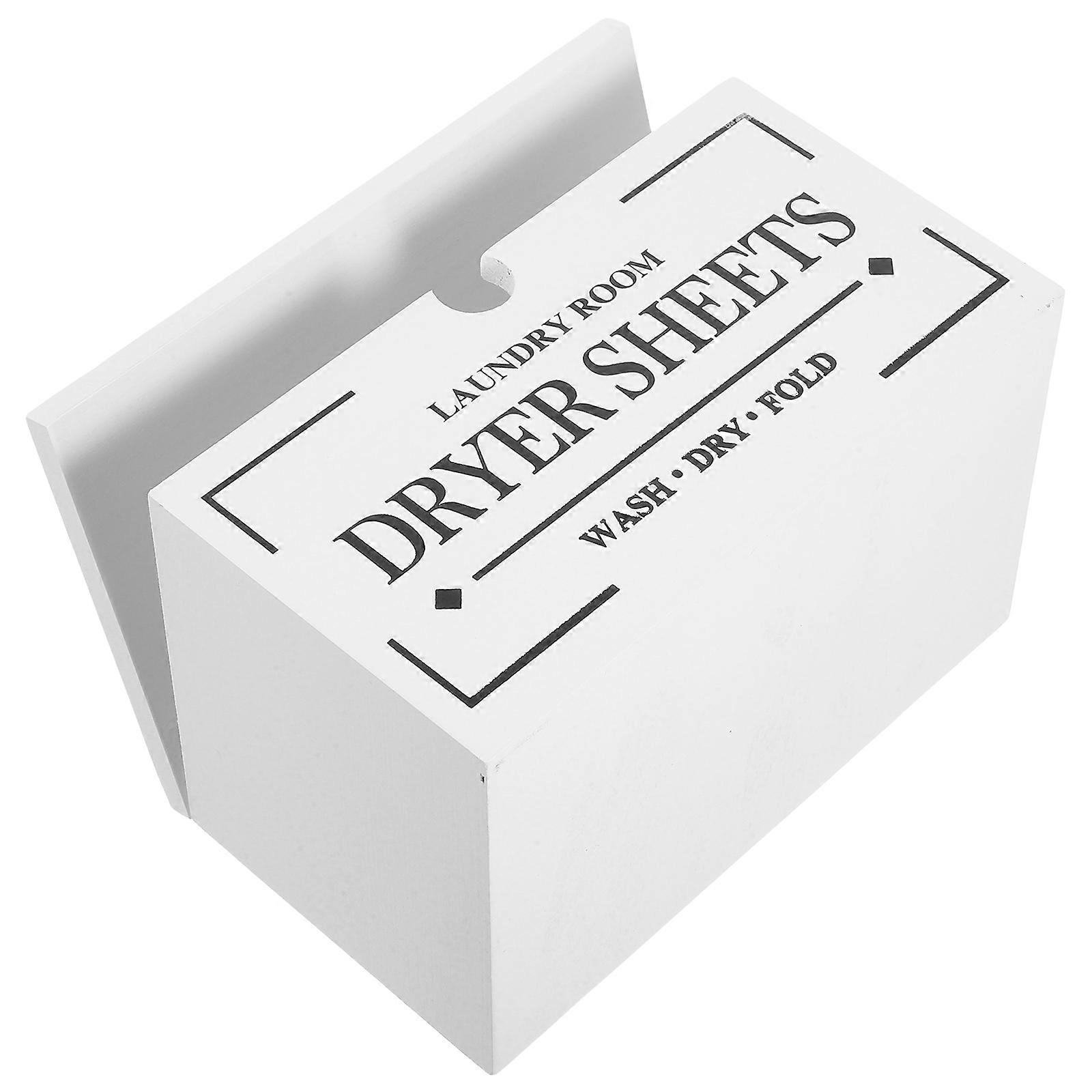 3Pcs Rectangular Linen Storage Box With Lid For Laundry Room Use Keeping Dryer Sheets Clean And Organized