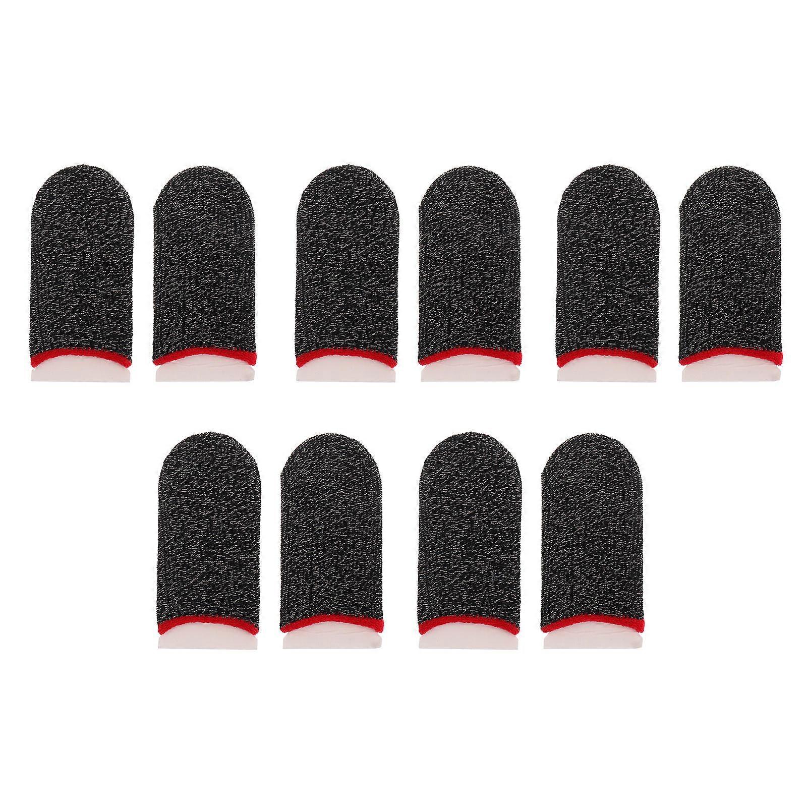 Anti-Sweat Finger Sleeve for Playing Game 10Pairs Mobile Game Finger Covers
