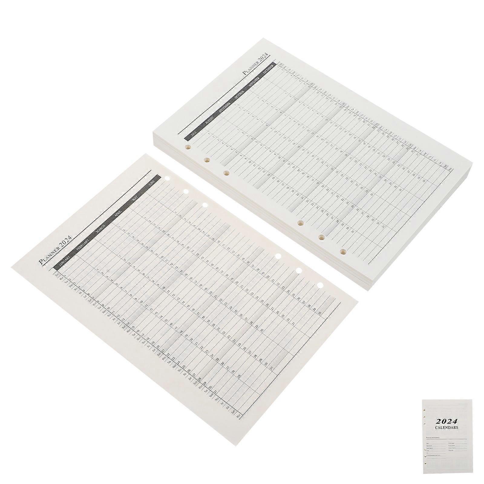 Compact Loose Leaf Papers Ideal For Journaling And Note Taking 20.6X14cm Professional Lined Papers 352 Sheets