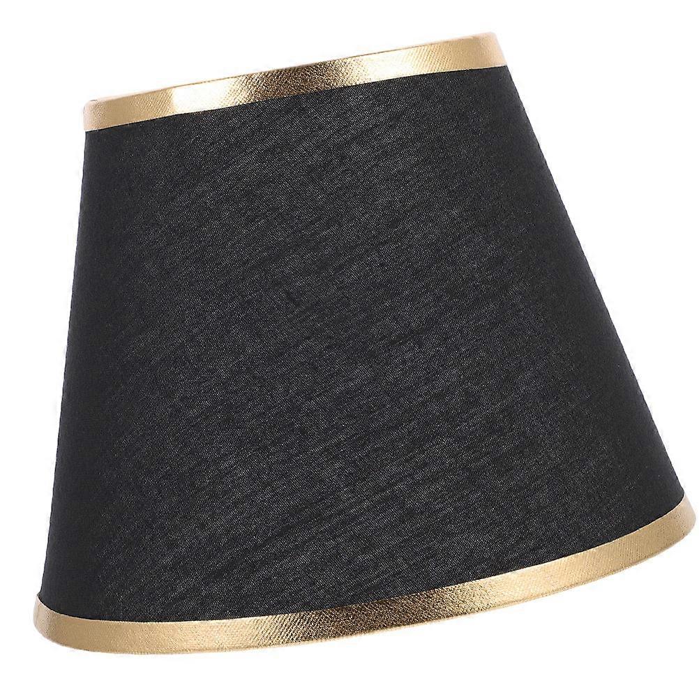 Hollow Lampshade Decorative Fabric Lamp Shade For And General Users In Black With Dust Protection 1Pack