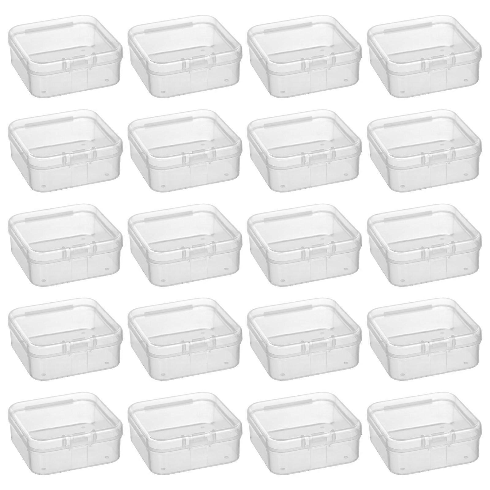 Small Plastic Box Containers with Lids for Bead Organizer 40Pcs