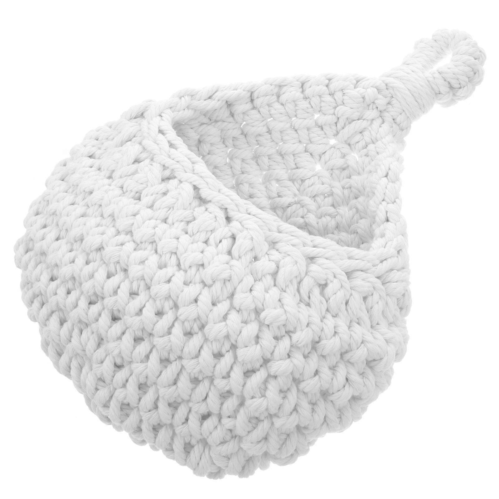 Woven Vegetable Storage Basket With Rustic Style Design For Home Kitchen Wall 2Pcs