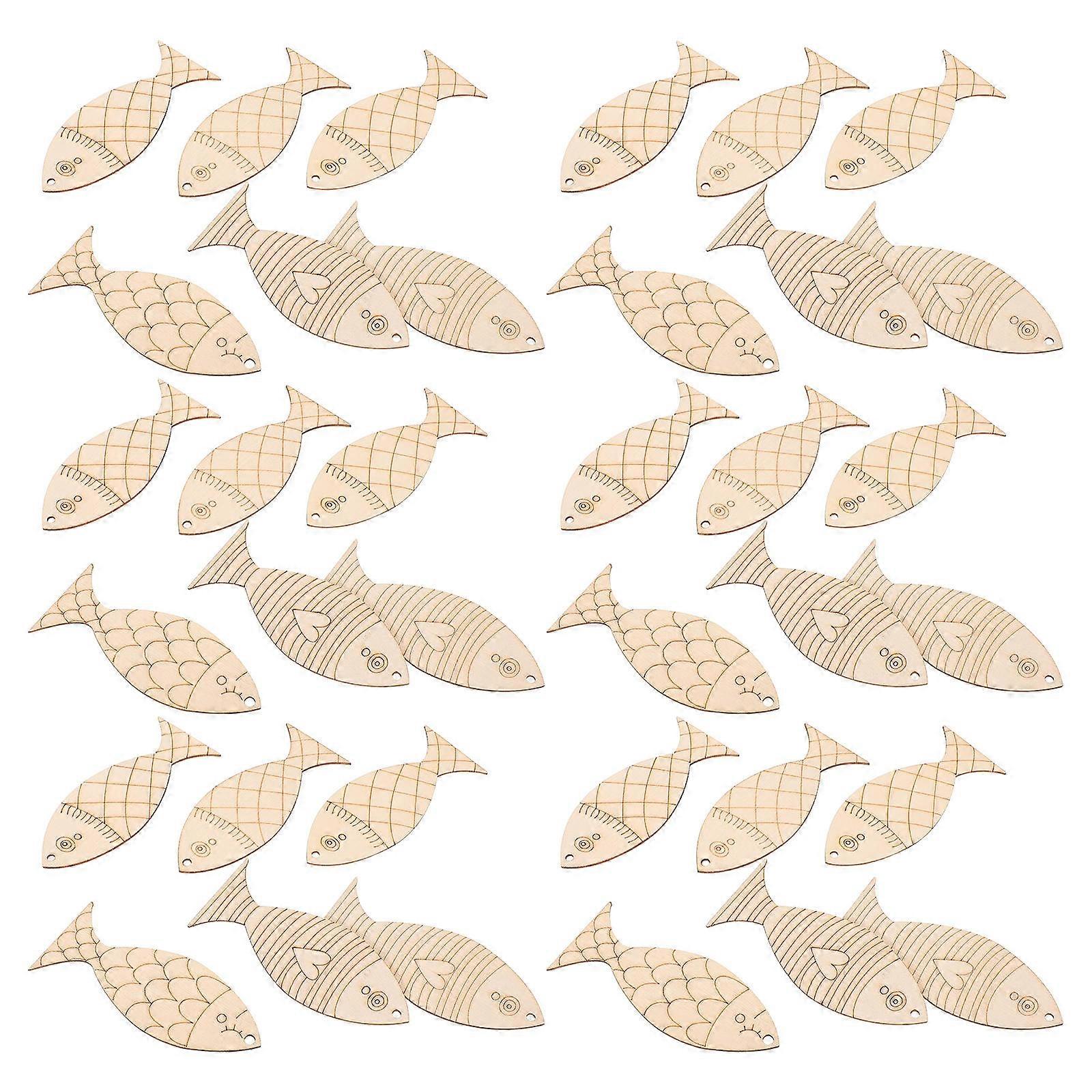 Rustic Nautical Fish Wall Hanging Decor for Mediterranean Style 800Pcs