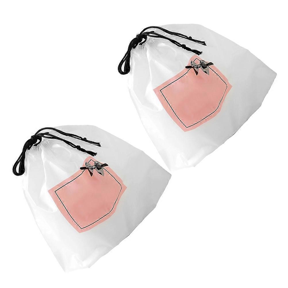 Multi-Purpose Face Towels 2 Packs Disposable Ideal for Outdoor Activities 20x18x0.01cm Thicken Design with Drawstring Bag