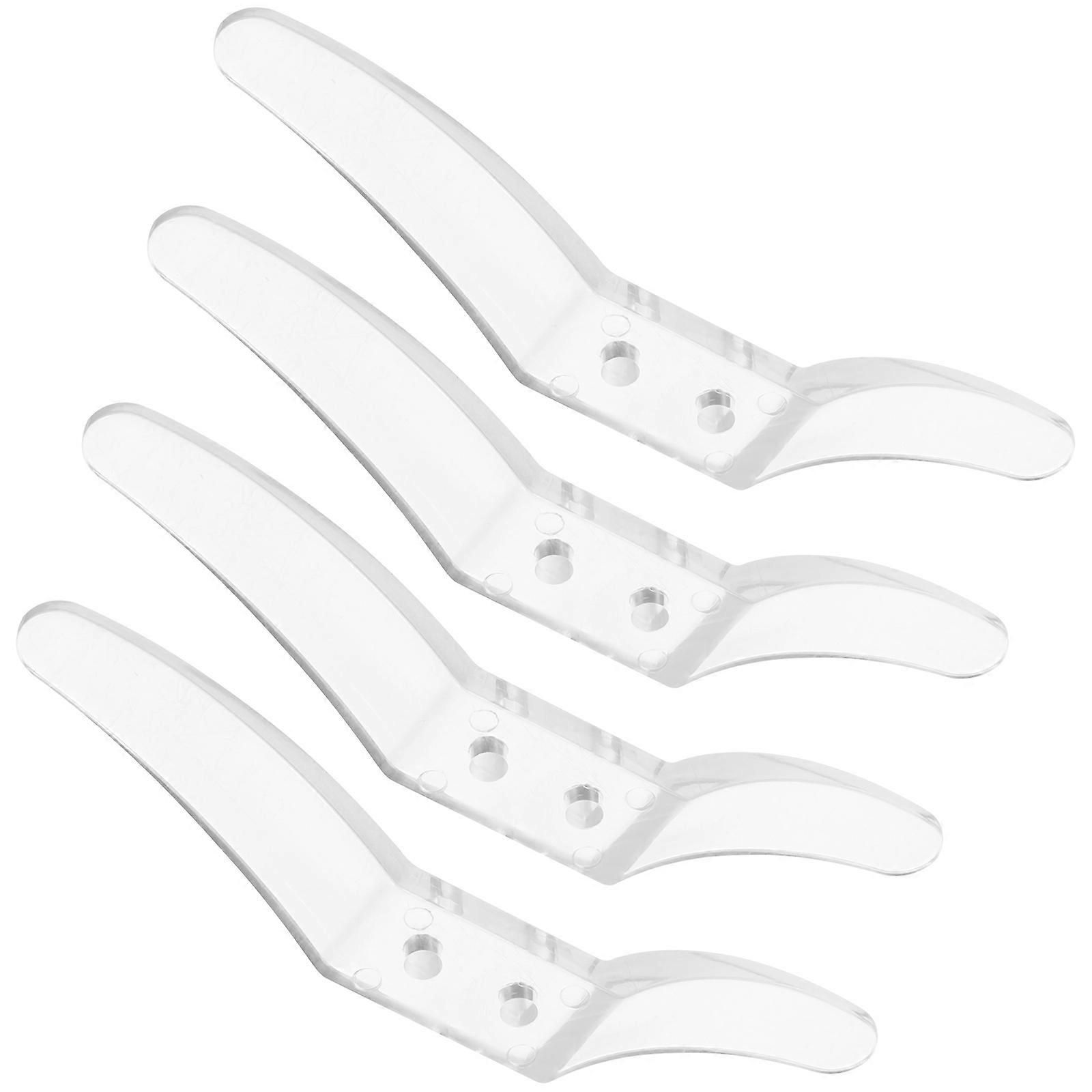 Transparent Blind Cord Cleats Replacement for Window Rope Hooks 8Pcs Set