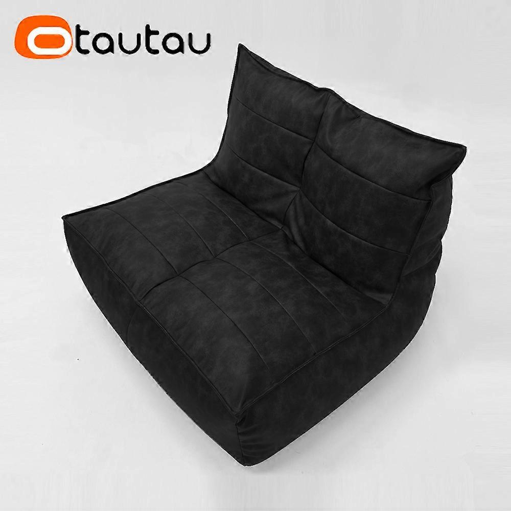 OTAUTAU Retro Faux Leather Bean Bag Cover SF389��No Filler Inside! You Need To Buy Filler By Yourself !��