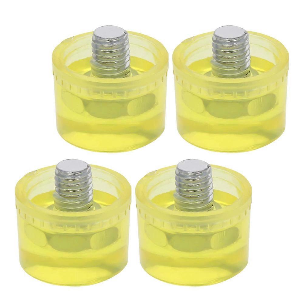 Rubber Hammer Tip Striking Head Replacement for Home 4Pcs