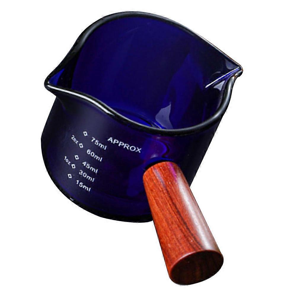 Coffee Shot Pitcher Double Spout Pouring Coffee Owners Glass Material 1Pack