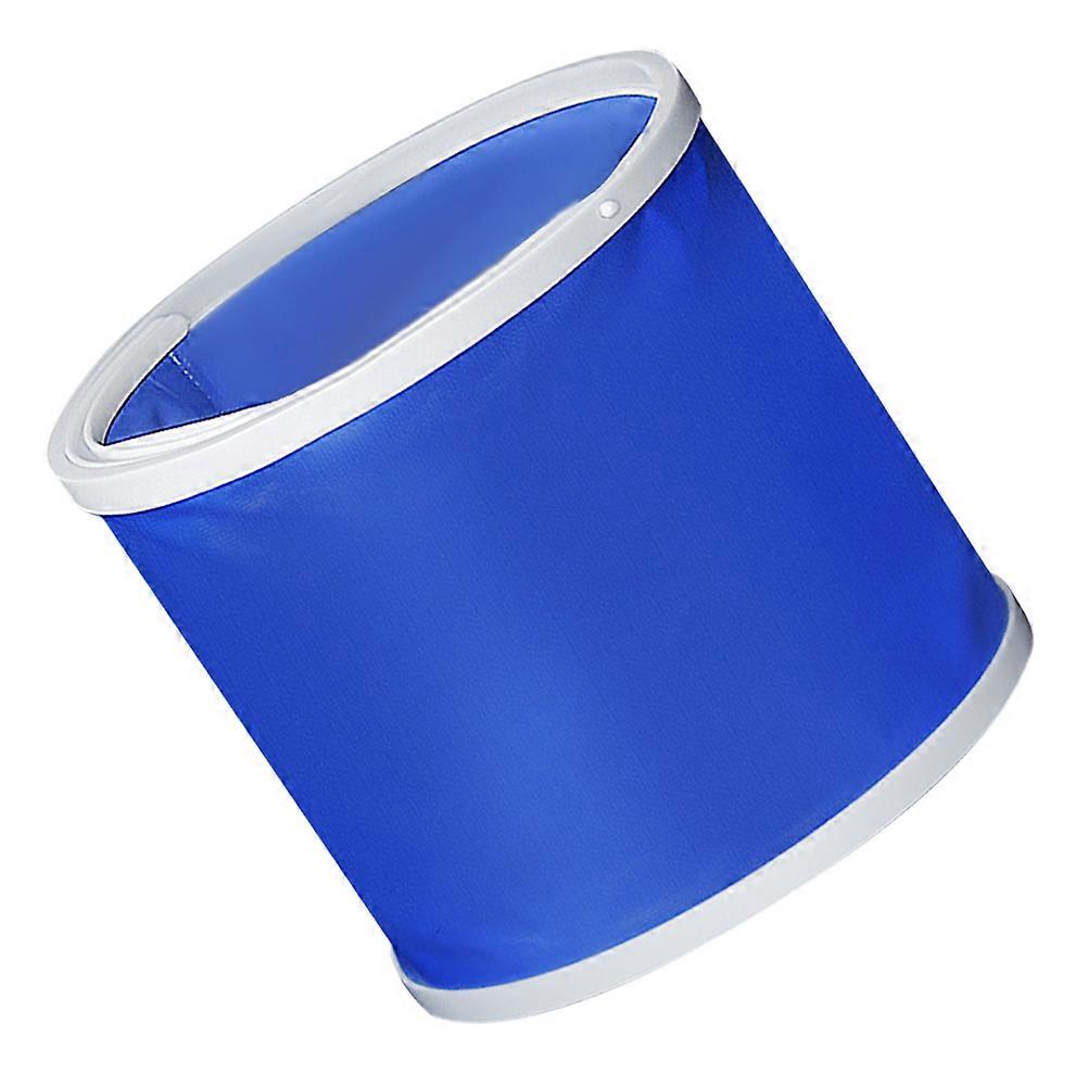 Outdoor Camping Water Storage Bucket For Campers In Blue Color With Space Saving Features 1Pack