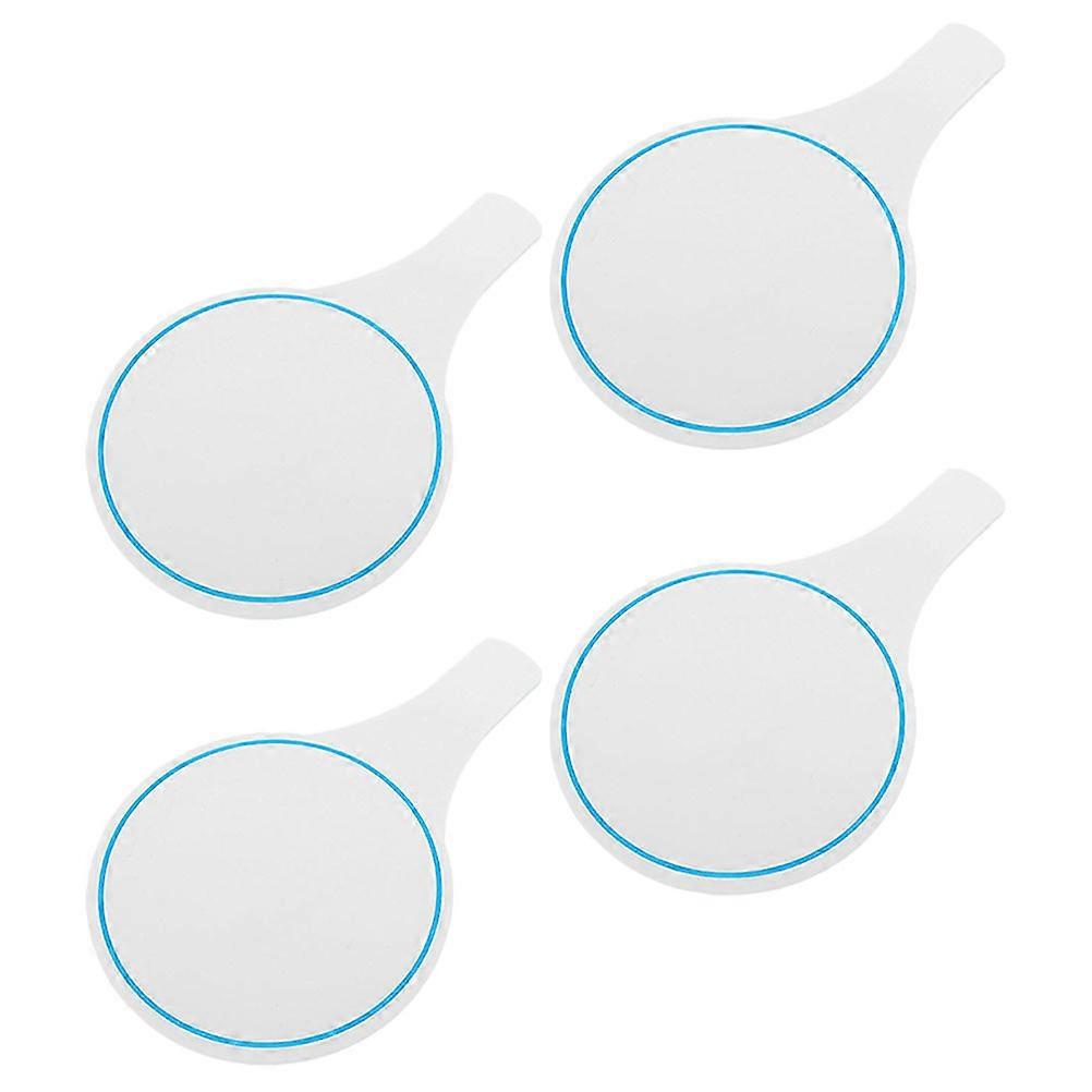 Mini Dry Erase Answer Paddles White Board for Scoring 16Pcs Blue
