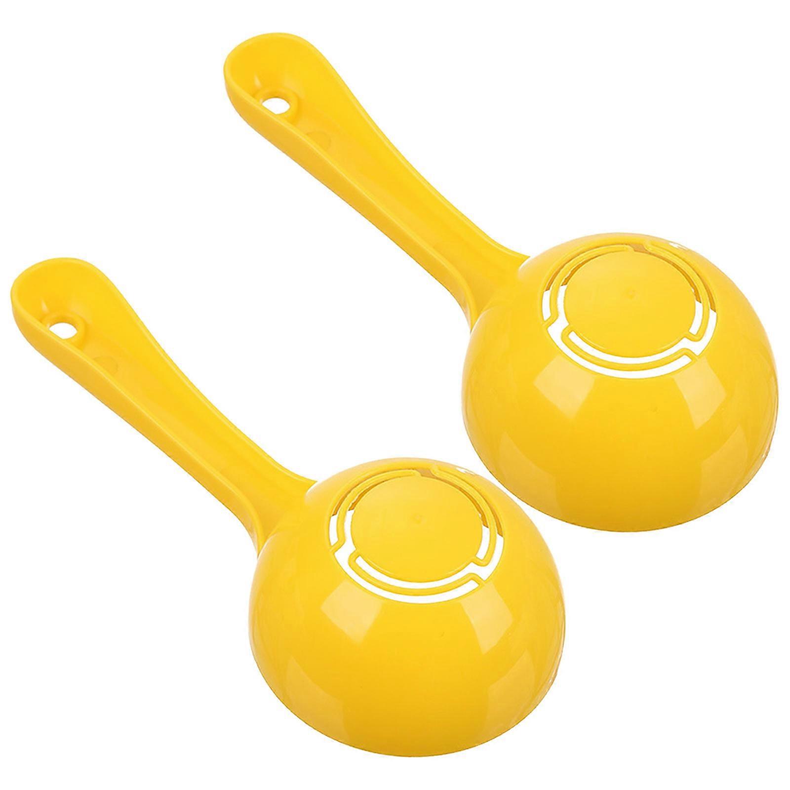 Rice Spoon Semicircular Rice Spoon for Home 4Pcs Yellow