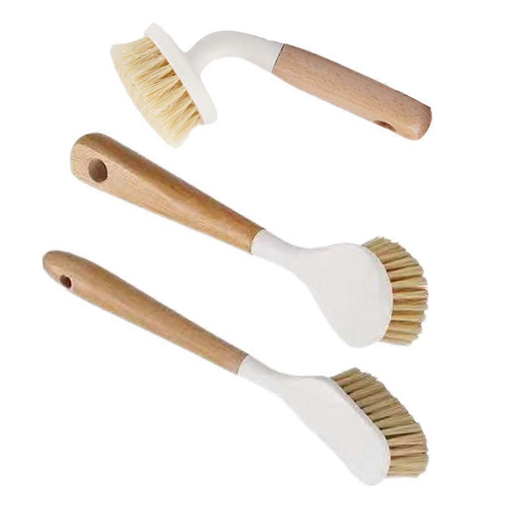 Kitchen Cleaning Brush Long Handle for Pots Pans 6Pcs Scrubber Set