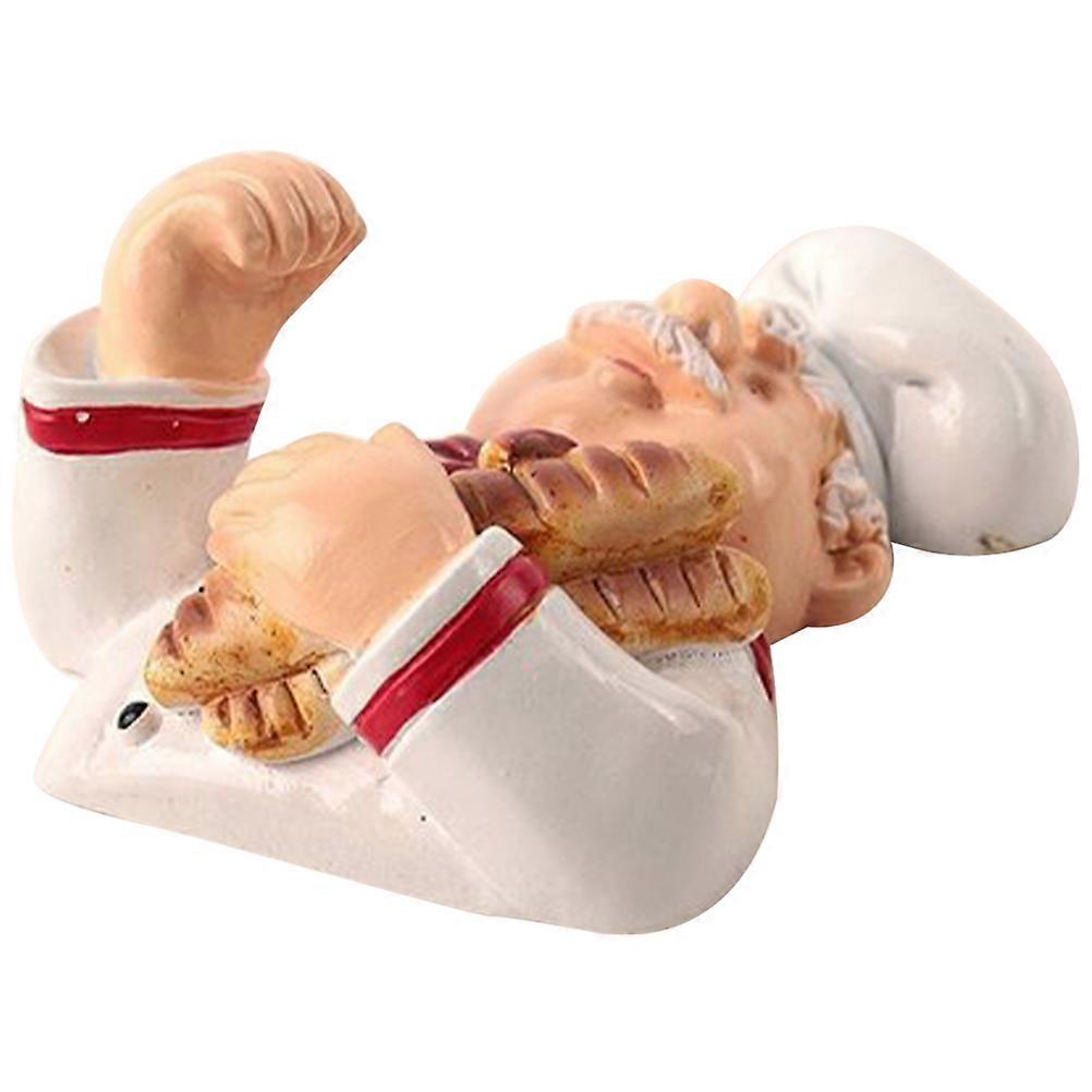 Wall Plug Storage Racks Chef Design Adhesive Hook 4Pcs for Tidy Spaces