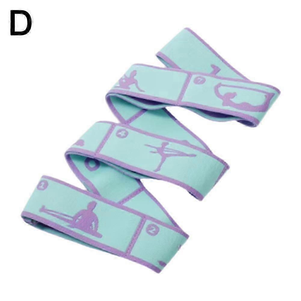 Ελαστικές ζώνες αντίστασης γιόγκα πολλαπλών τμημάτων για ενήλικες, παιδιά, γυμναστήριο, προπόνηση χορού, σπίτι