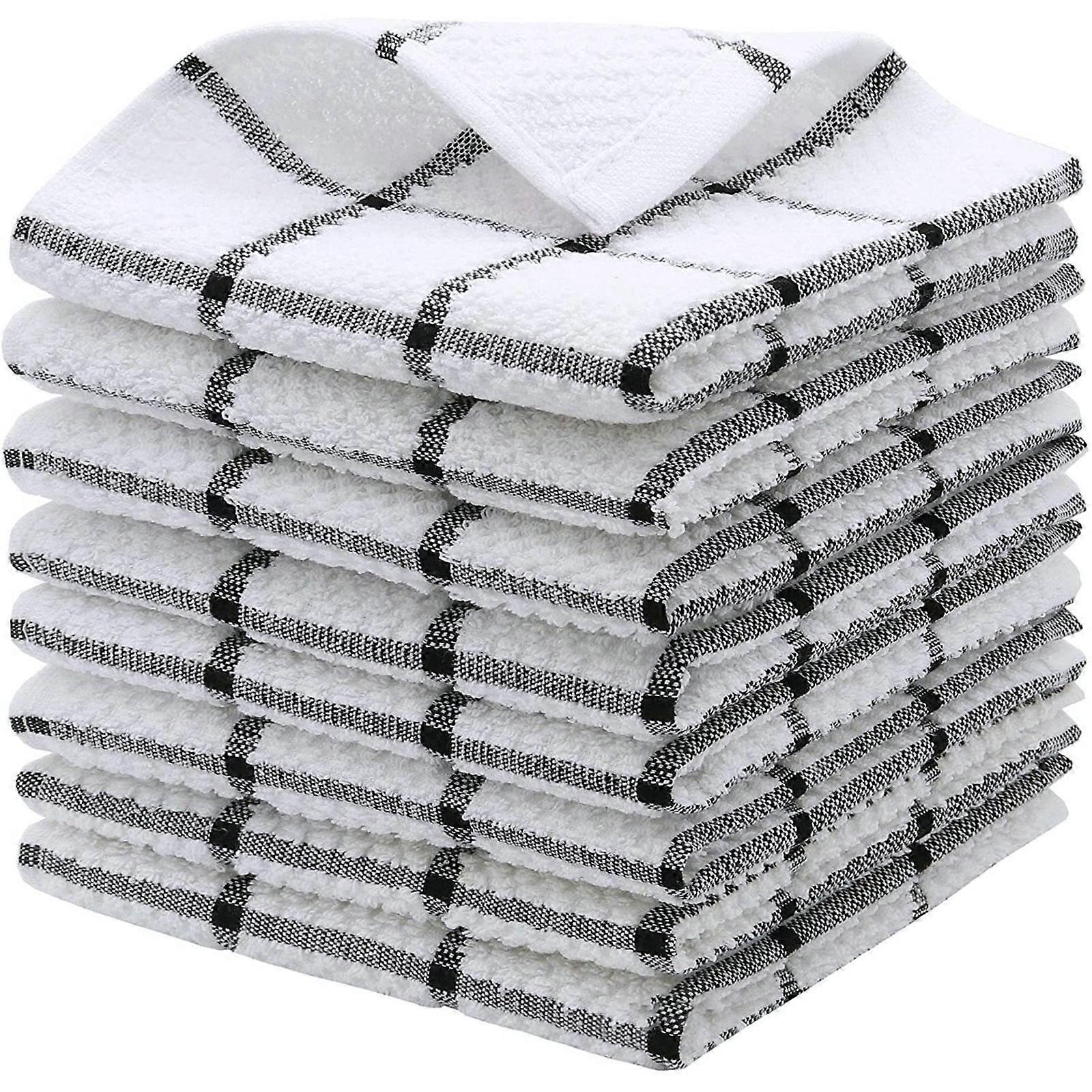 Fast Absorbent Microfiber Kitchen Towels - Super Soft Drying Cloths for Dishes, Compatible with All Surfaces