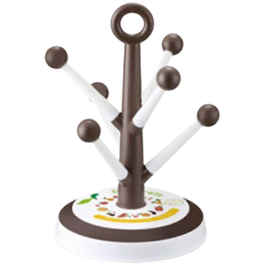 Coffee Mug Tree Holder Stand For Home Use With Coffee Color 1Set