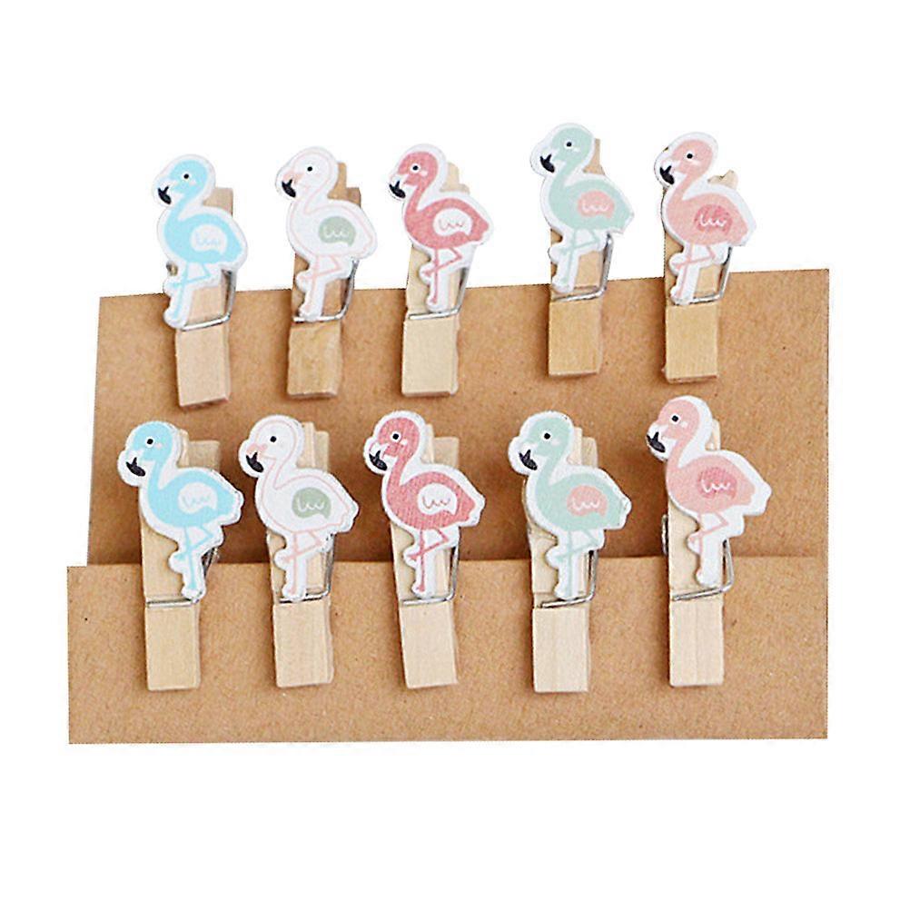 Note Clamp Mini Clothespin for Decor 150Pcs Assorted Color Wooden Clips