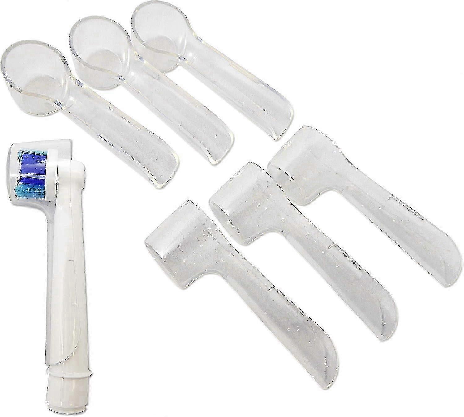 6pcs Electric Toothbrush Covers ~ Box Compatible With Oral-b Round Head