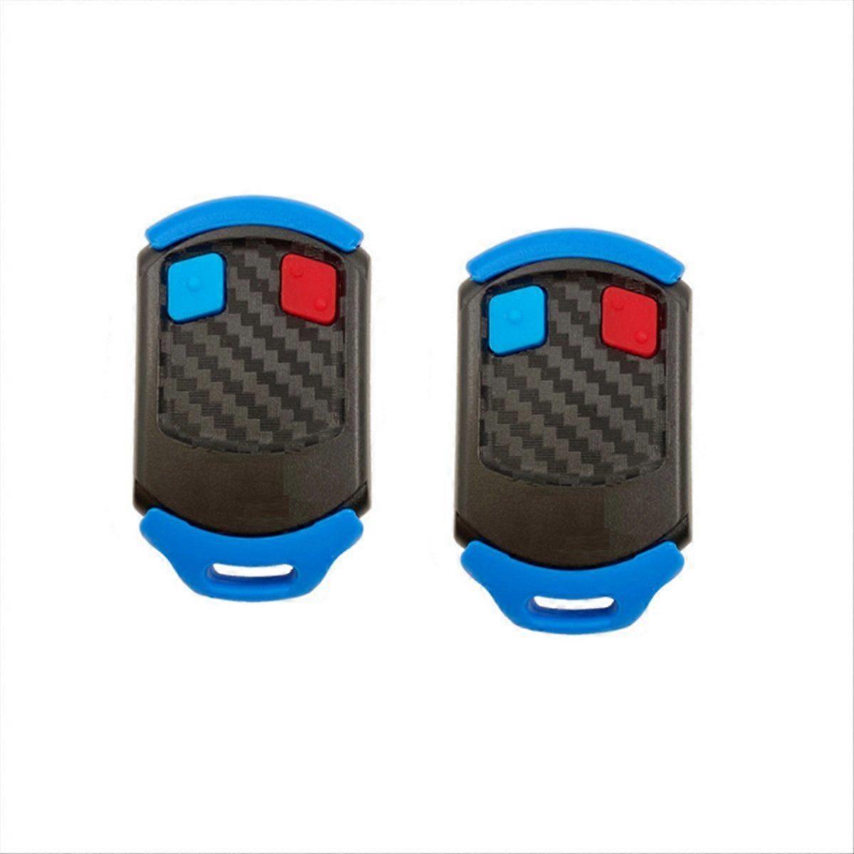 2Pcs Gate Remote Control Garage Remote Control 2 Buttons 433MHZ for Garage Door Receiver