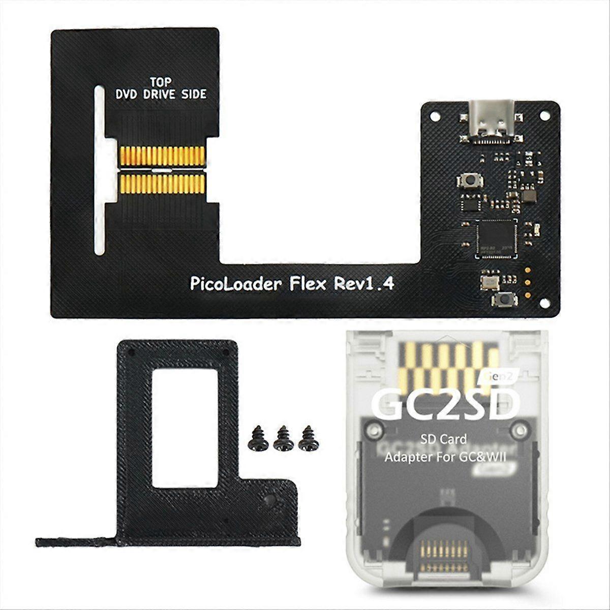 Picoloader Flex Rev1.4 with GC2SD Gen2 RP2040 Chip for SD2SP2 GC2SD SDGecko for Retro Game Console