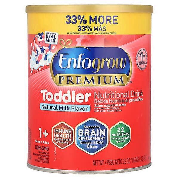 Enfamil, Enfagrow PremiumÃÂÃÂ¢ÃÂÃÂÃÂÃÂ¢, Toddler Nutritional Drink, 1+ Years, Natural Milk, 2 lbs (907 g)