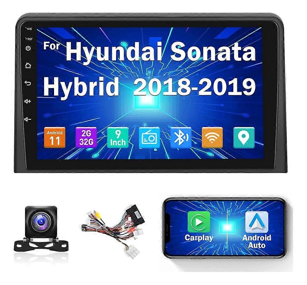 Stereo Radio for Hyundai Sonata Hybrid 2018-2019 Carplay GPS 2+32G