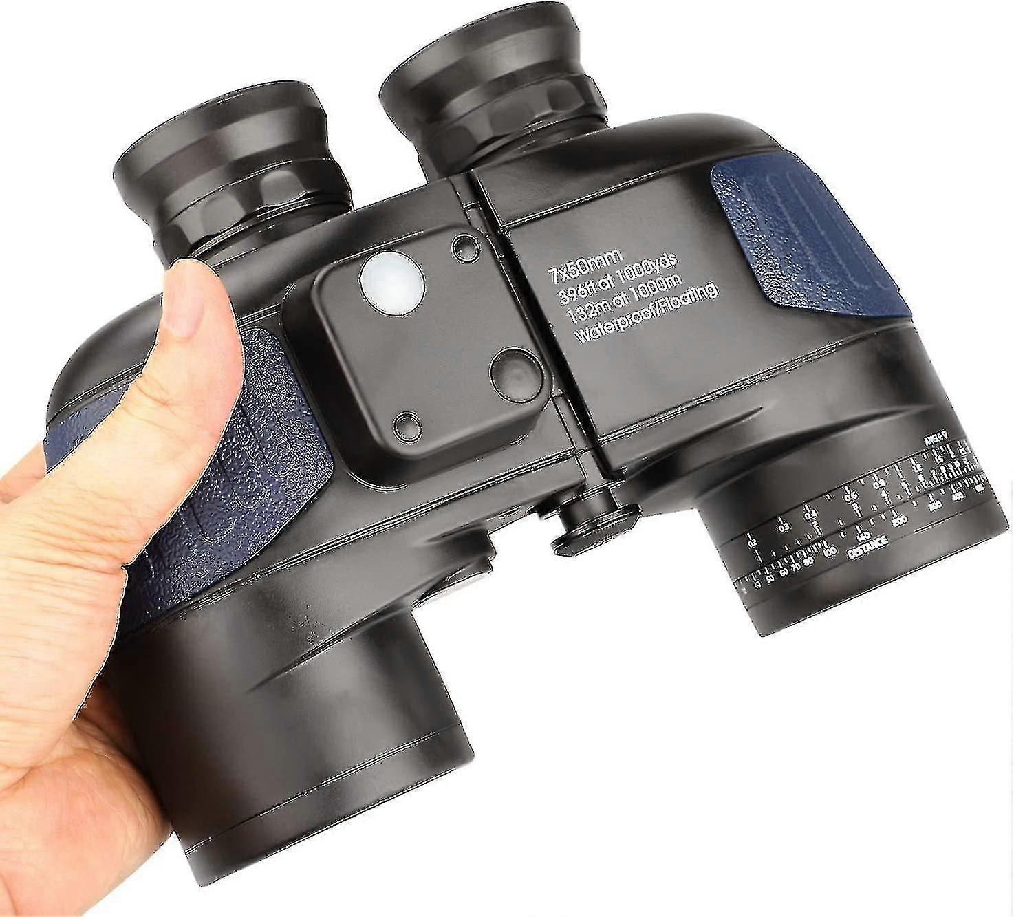 Bak4 Military Nautical Binoculars 7x50, With Rangefinder - Distance Me