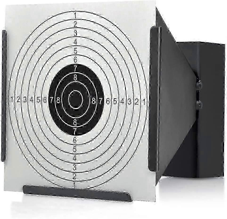Target Holder 14*14cm with 100 Targets for Air Rifle Pellet Trap Shooting