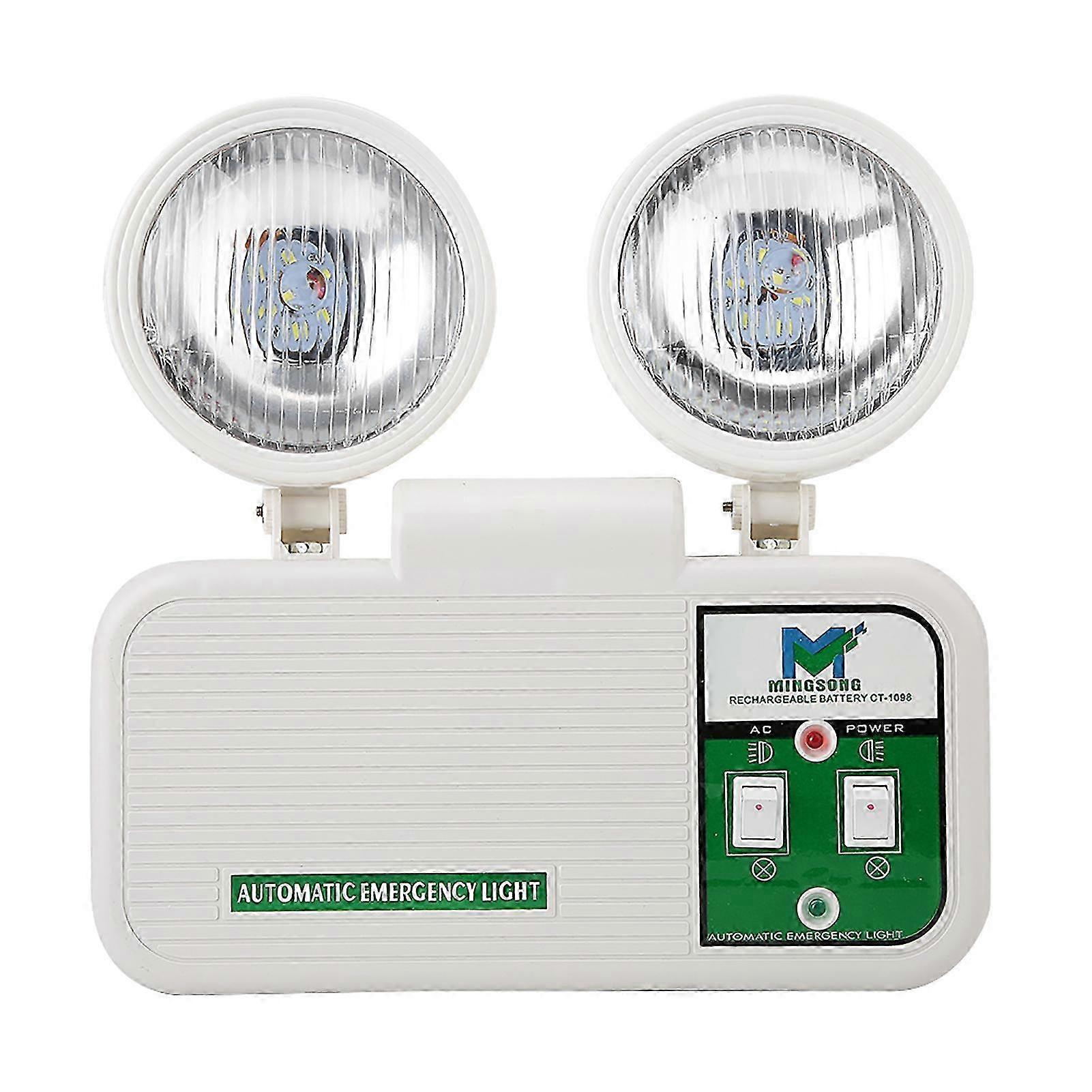 2W Dual Lamp Head Exit 9 LEDs Emergency Light 110 SZRH