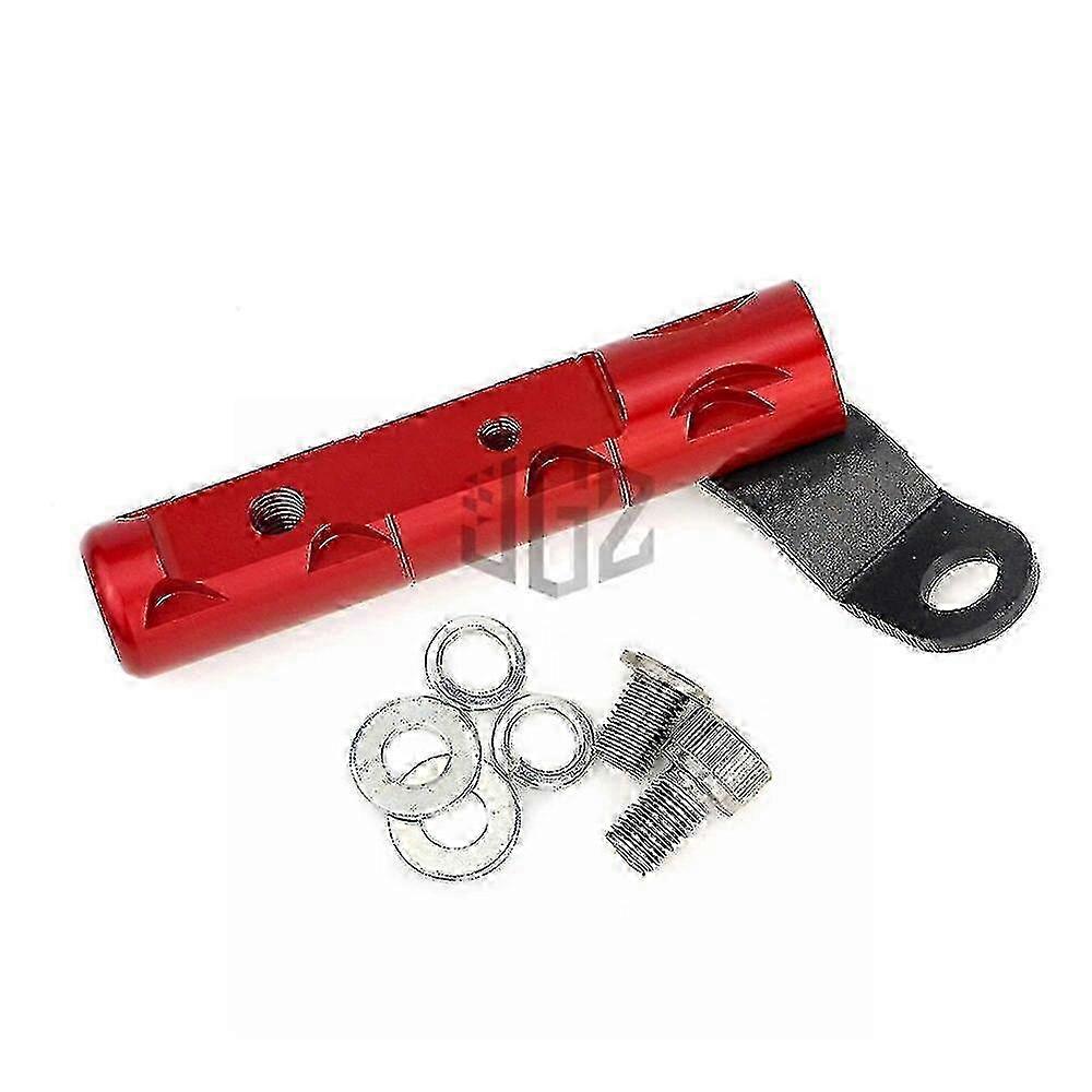 CNC Motorcycle Rear View Mirror Extension Bracket with Universal Phone Holder for Yamaha, Kawasaki, Suzuki & Ducati Bikers