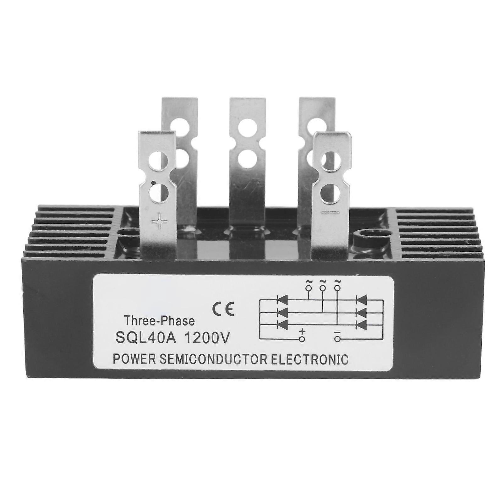 1200V Diode Bridge Rectifier 3 Phase Accurate Stable Output 3 Phase High Power Rectifier for Auto Control CNC Machinery 
