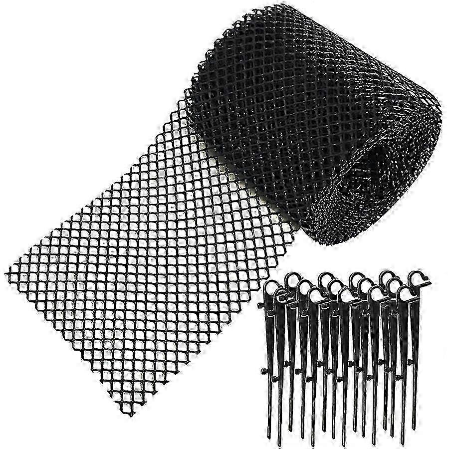 Gutter Protection Net - Black Easy Fit, 15 Nails miao4