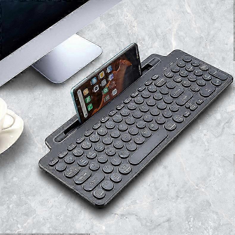 2.4G Bluetooth Wireless Keyboard With Card Slot Bracket No Touchpad