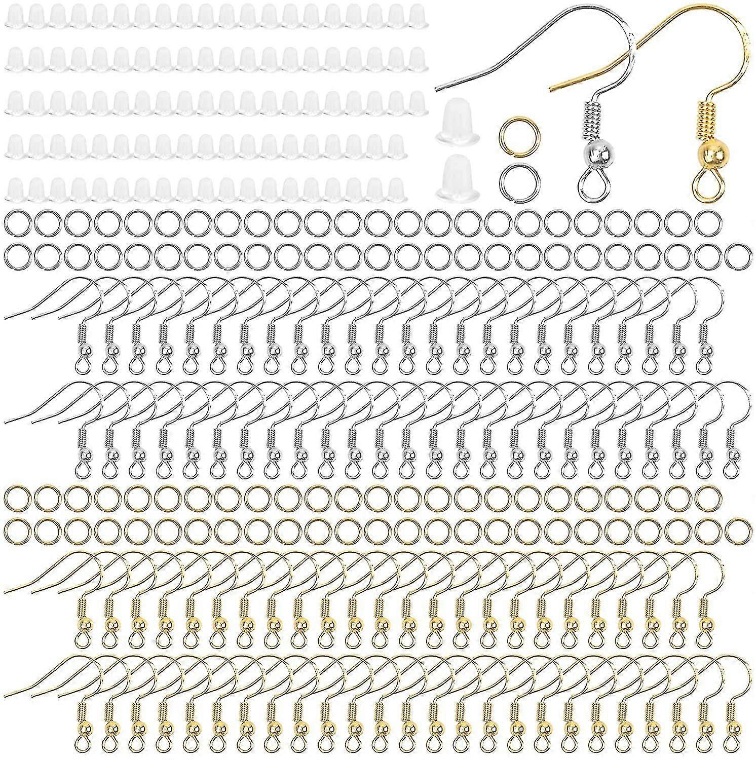 300 Pieces Earring Hook, Silver Ear Hooks, Ear Wire Hooks, Earring Hooks