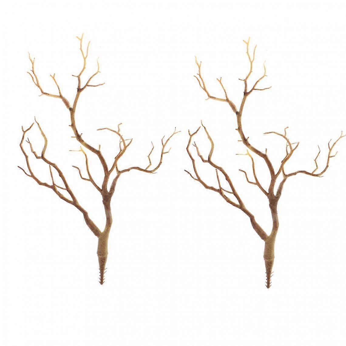2x Creative Artificial Small Trees Twig Branch Table Cafe Decor
