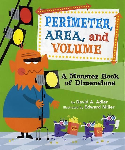 Perimeter Area And Volume - David A. Adler - Paperback - English Book - Geometry
