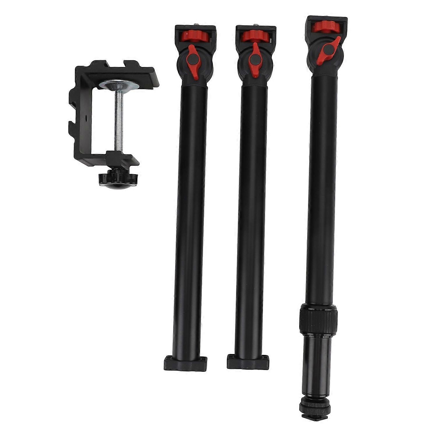 Camera Arm Clamp Mount Stand with 1/4in Screw Adjustable Articulating Arm Universal for Webcam Proje