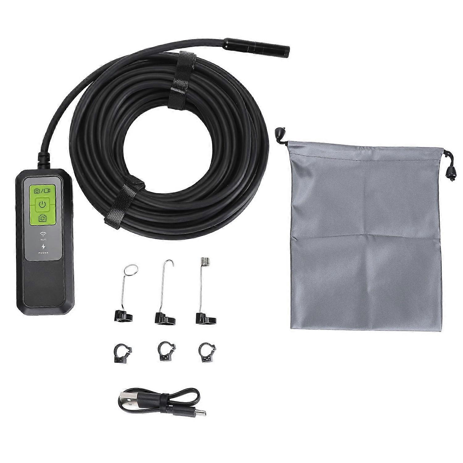 Dual Lens Endoscope IP67 Waterproof High Definition Wireless WiFi Remote Control Inspection Camera w