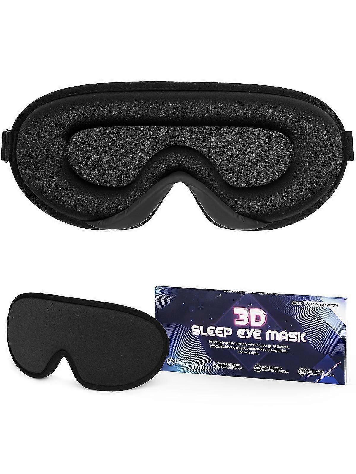 Breathable Soft Sleep Mask for Yoga and Sleeping, Adjustable Size, Comfortable Cotton Material, Travel-Friendly