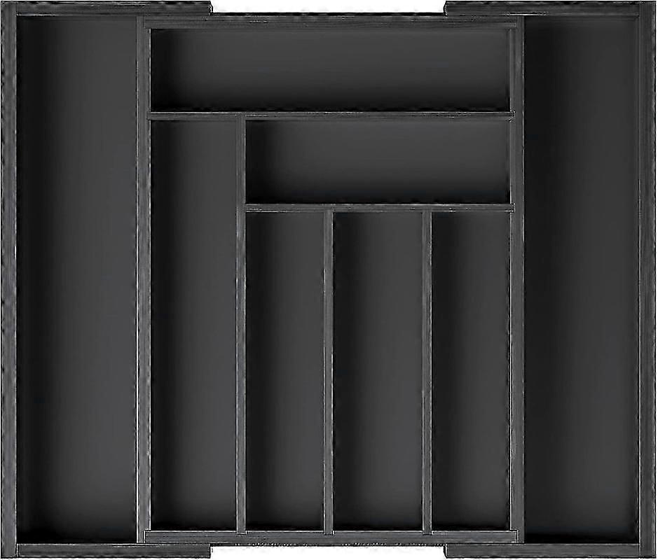 Bamboo Expandable Drawer Organizer for Utensils Holder