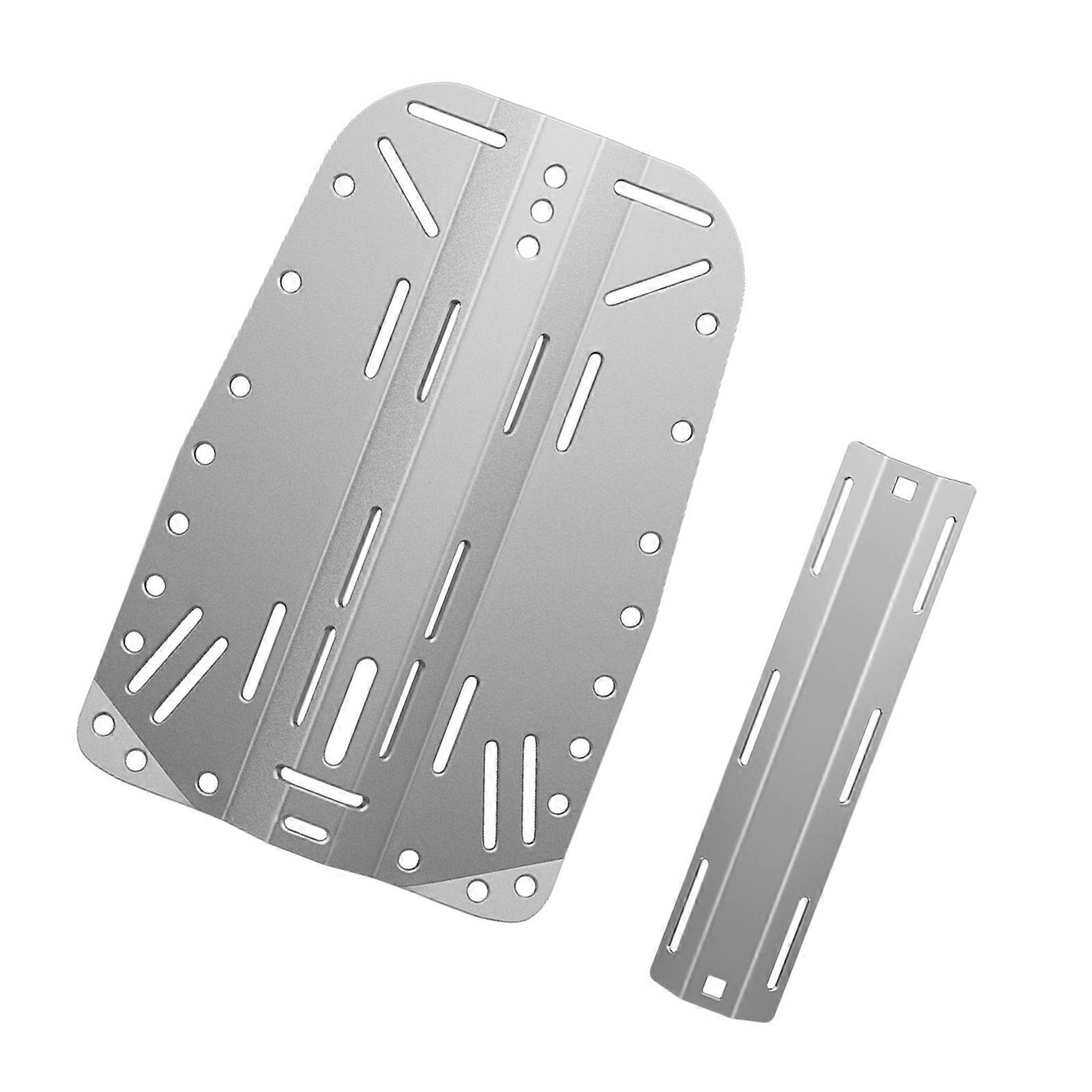 Advanced Scubas Backplate Aluminum Frame Single Double Tanks Mounting With Weight Reduction For Enhances Maneuverability  silver